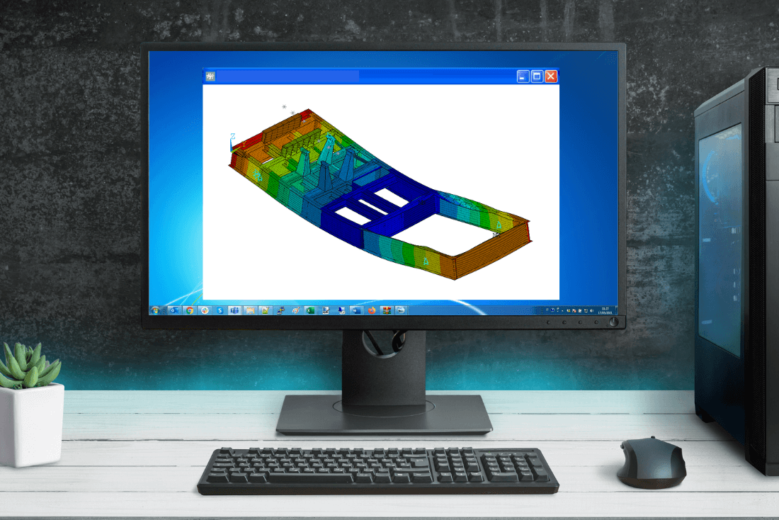 Tool di costruzione del digital twin per analisi strutturale di basamenti metallici