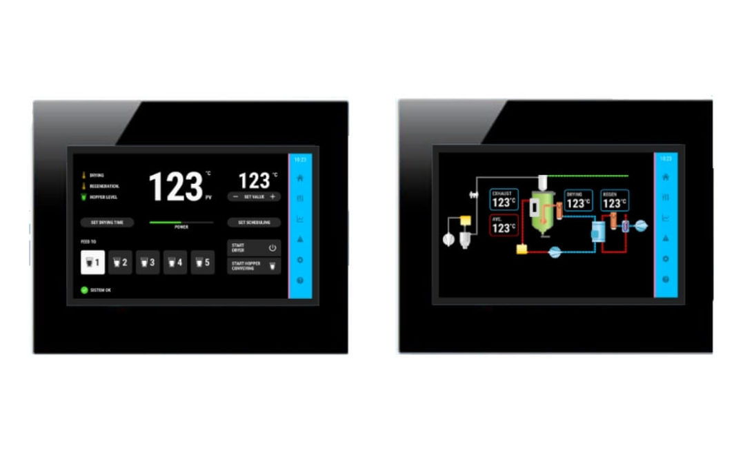 Sviluppo di un’interfaccia touchscreen per il controllo del processo di asciugatura di materiale plastico